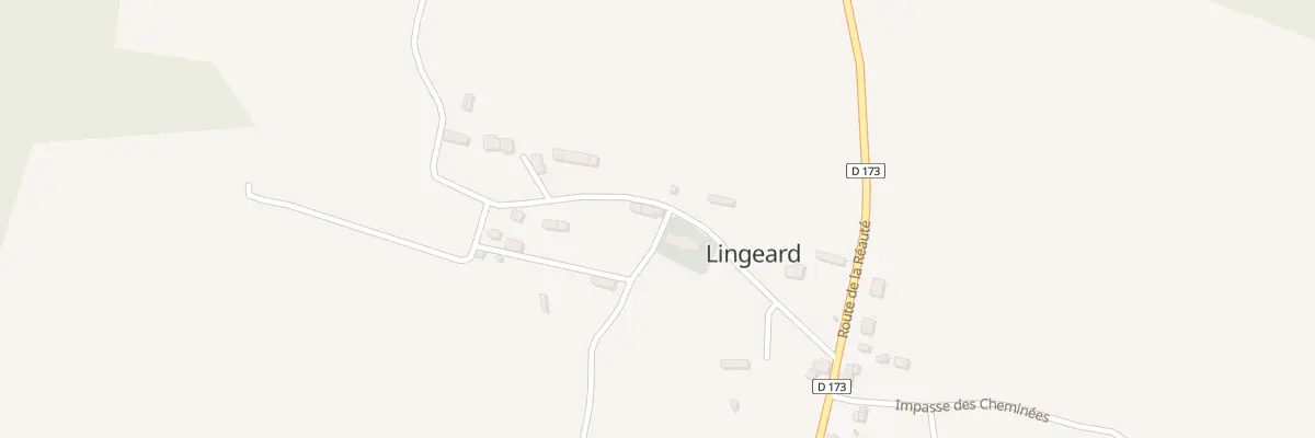 Plan du 5011 Le Bourg à Lingeard