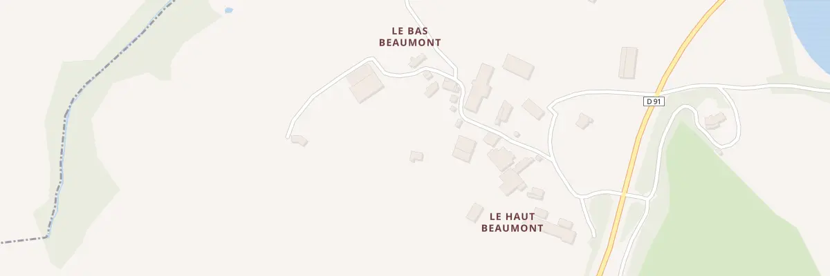 Plan du 5447 Le Bas Beaumont à La Romagne