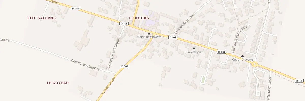 Plan du 2T Rue du Goyau à Clavette
