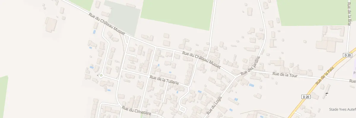 Plan du 3B Rue du Château Musset à Andilly