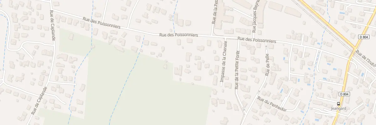 Plan du 33Q Rue des Poissonniers au Teich