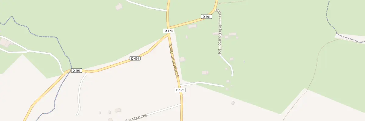 Plan du 5023 La Courcolliere à Lingeard