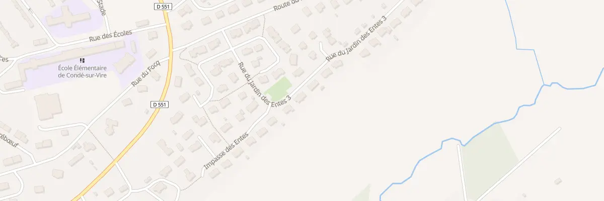 Plan du 8 Rue du Jardin des Entes à Condé-sur-Vire