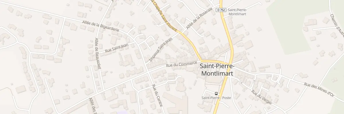 Plan du 14 Rue du Commerce (St Pierre Mon à Montrevault-sur-Èvre