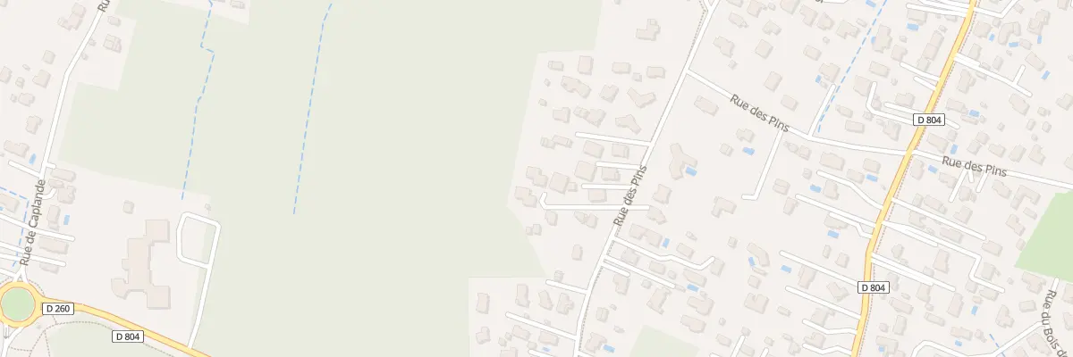 Plan du 60Q Rue des Pins au Teich