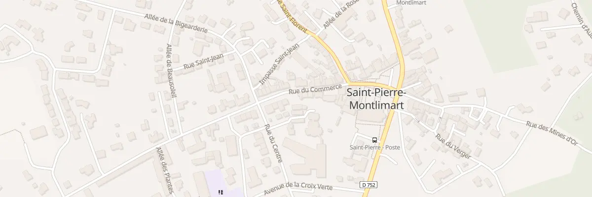 Plan du 23 Rue du Commerce (St Pierre Mon à Montrevault-sur-Èvre
