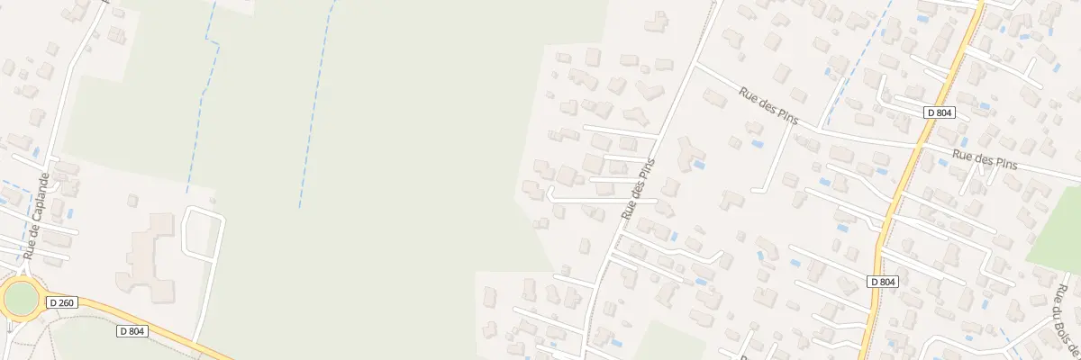 Plan du 60 Rue des Pins au Teich