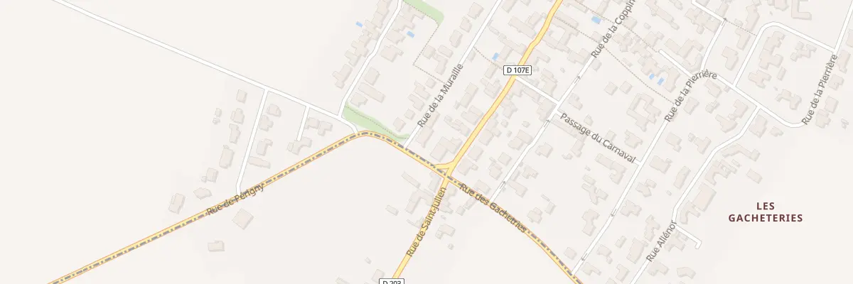 Plan du 2 Rue de Perigny à Bourgneuf