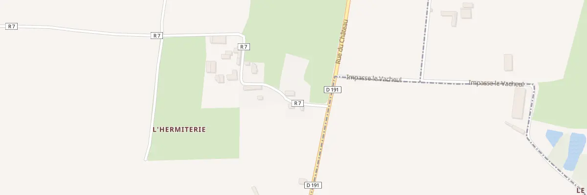 Plan du 76 Imp de l’Hermiterie à Saint-Clair-sur-l’Elle
