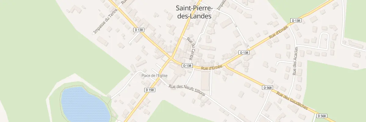 Plan du 3 Rue d’Ernée à Saint-Pierre-des-Landes