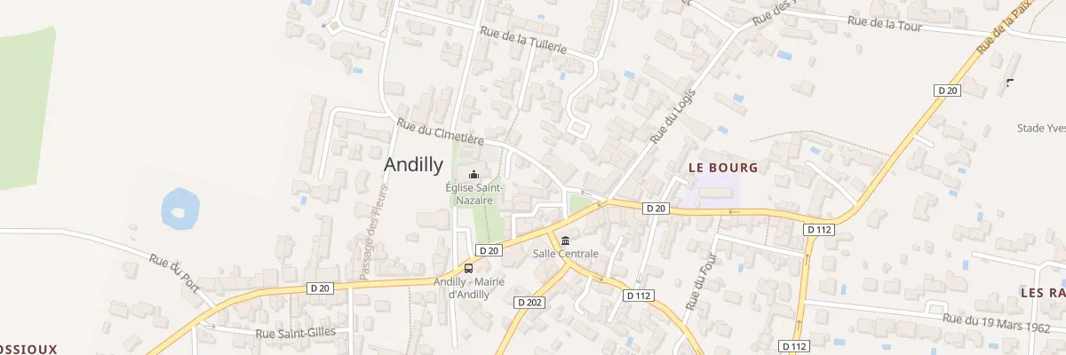 Plan du 5007F Quereu Saint Eloi à Andilly