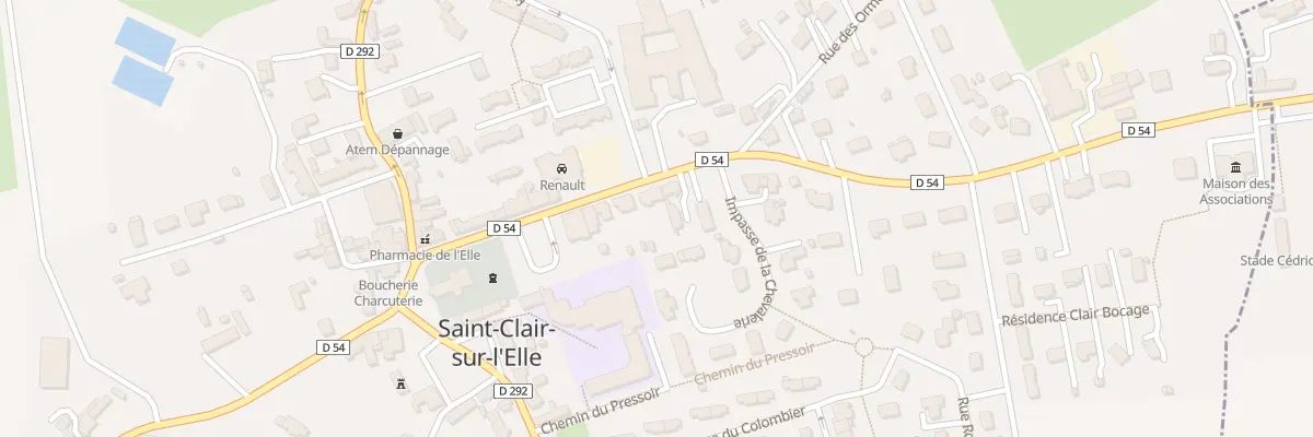 Plan du 166 Rue de la Libération à Saint-Clair-sur-l’Elle
