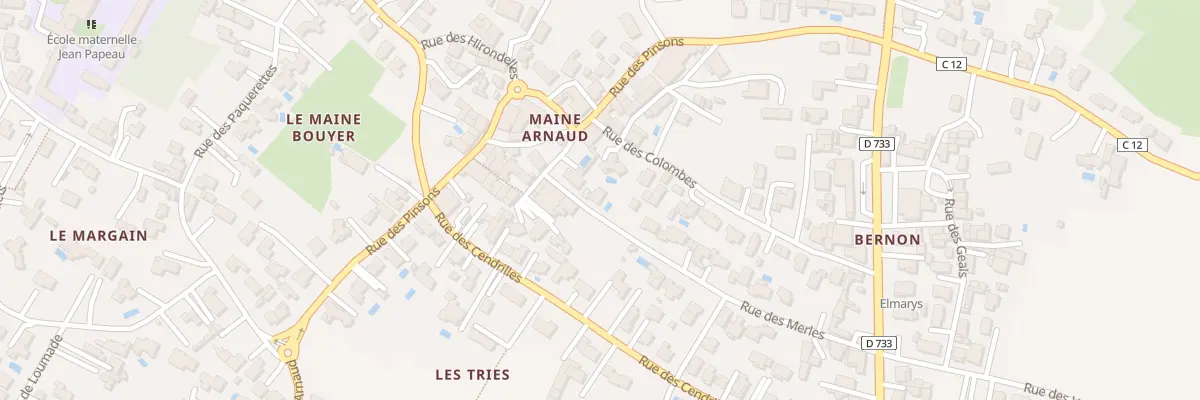 Plan du 23 Rue des Merles à Royan