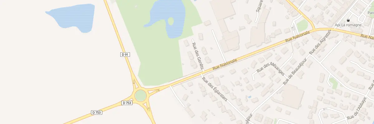 Plan du 5 Rue des Genêts à La Romagne