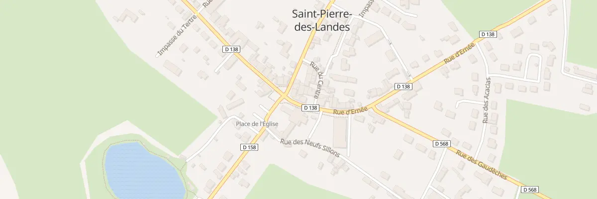 Plan du 1 Rue d’Ernée à Saint-Pierre-des-Landes