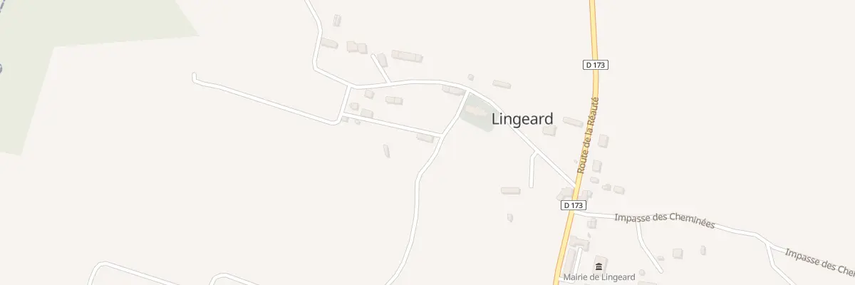 Plan du 5012 Le Bourg à Lingeard