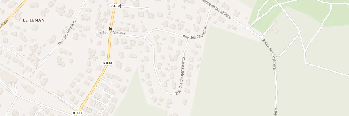Plan du 18 Rue des Bergeronnettes à Lanton