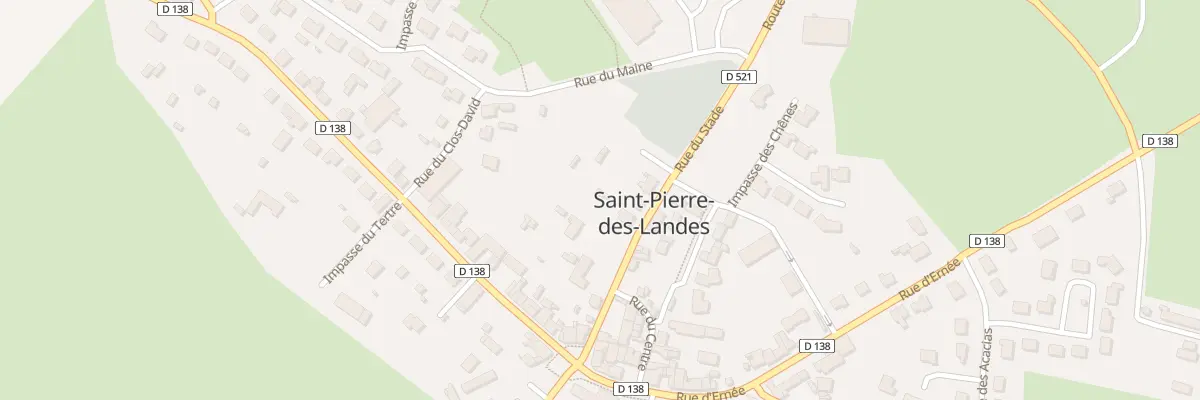 Plan du 23 Rue du Stade à Saint-Pierre-des-Landes
