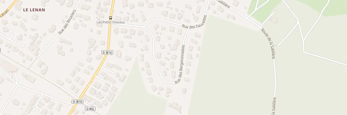 Plan du 16 Rue des Bergeronnettes à Lanton