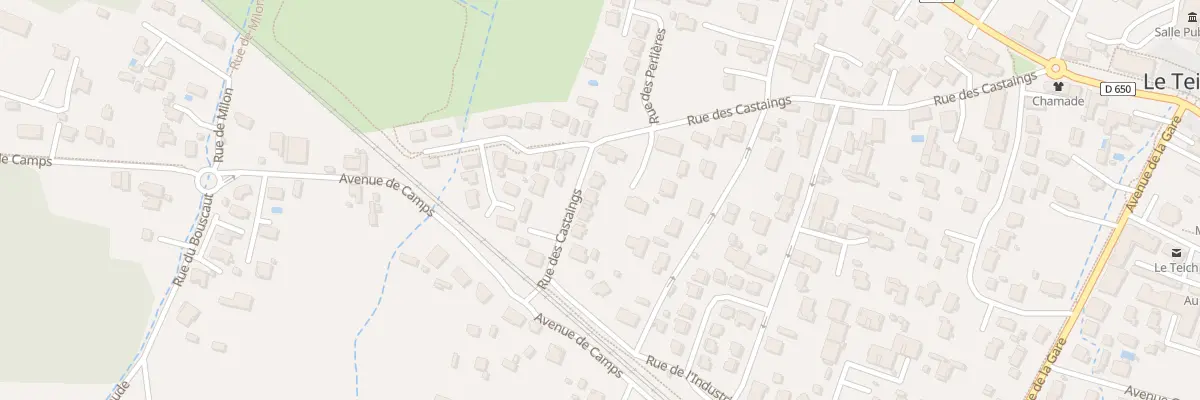 Plan du 37 Rue des Castaings au Teich