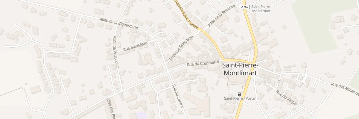 Plan du 20 Rue du Commerce (St Pierre Mon à Montrevault-sur-Èvre