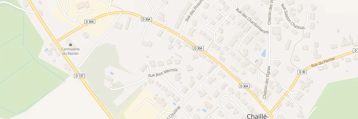 Plan du 6 Rue jean mermoz à Chaillé-les-Marais