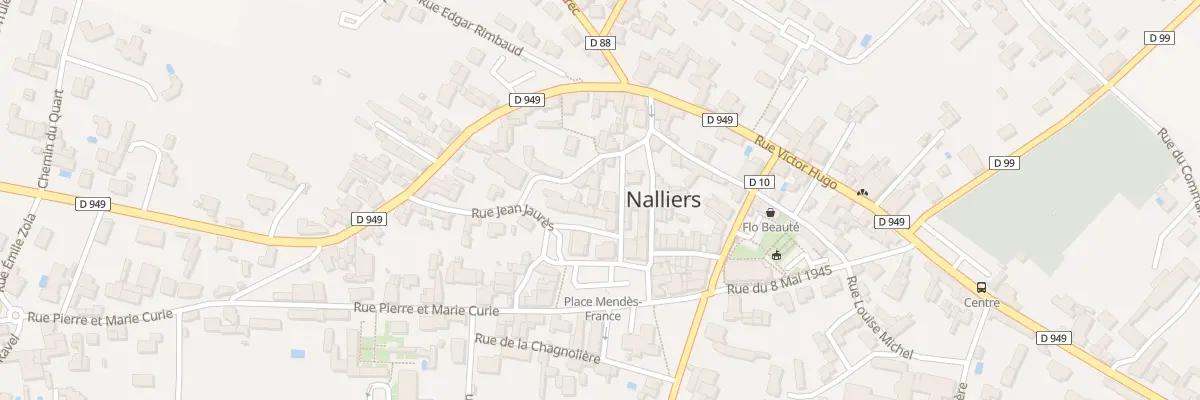 Plan du 5 Rue du 11 novembre 1918 à Nalliers