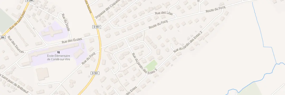 Plan du 4 Rue des Acacias à Condé-sur-Vire