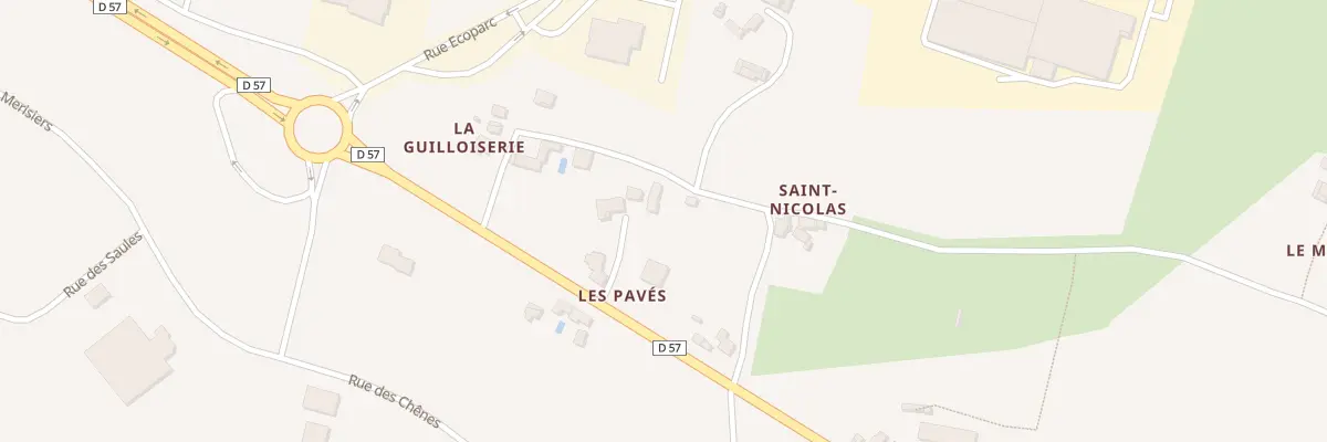 Plan du 6 Ham Les Pavés à La Gravelle