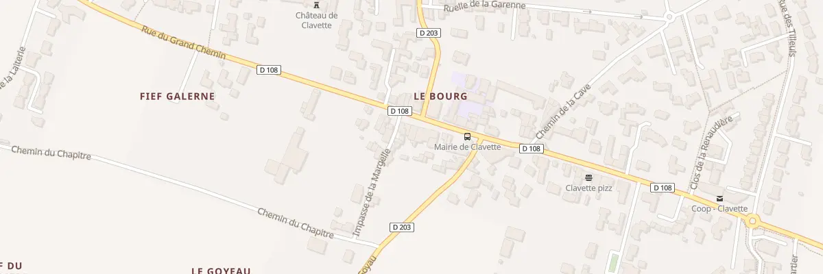 Plan du 14 Rue du Grand Chemin à Clavette