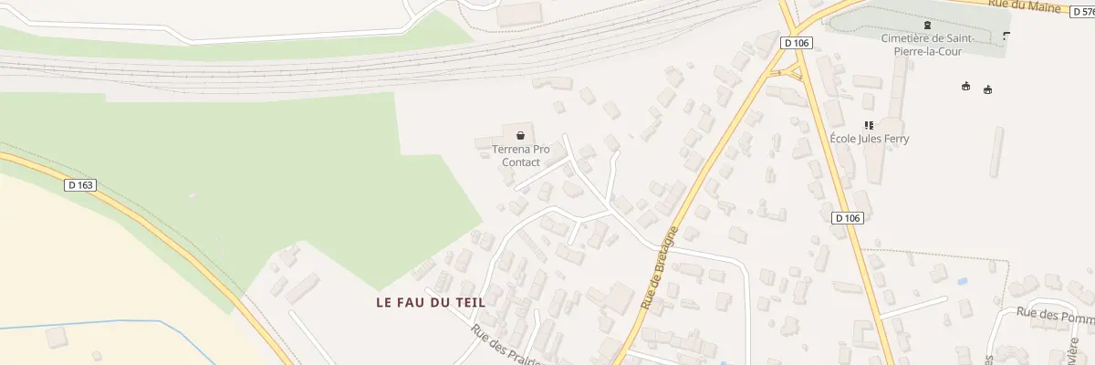 Plan du 4 Rue des Peupliers à Saint-Pierre-la-Cour