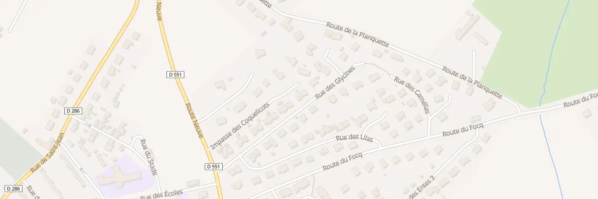 Plan du 21 Rue des Glycines à Condé-sur-Vire
