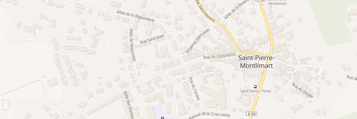 Plan du 32 Rue du Commerce (St Pierre Mon à Montrevault-sur-Èvre