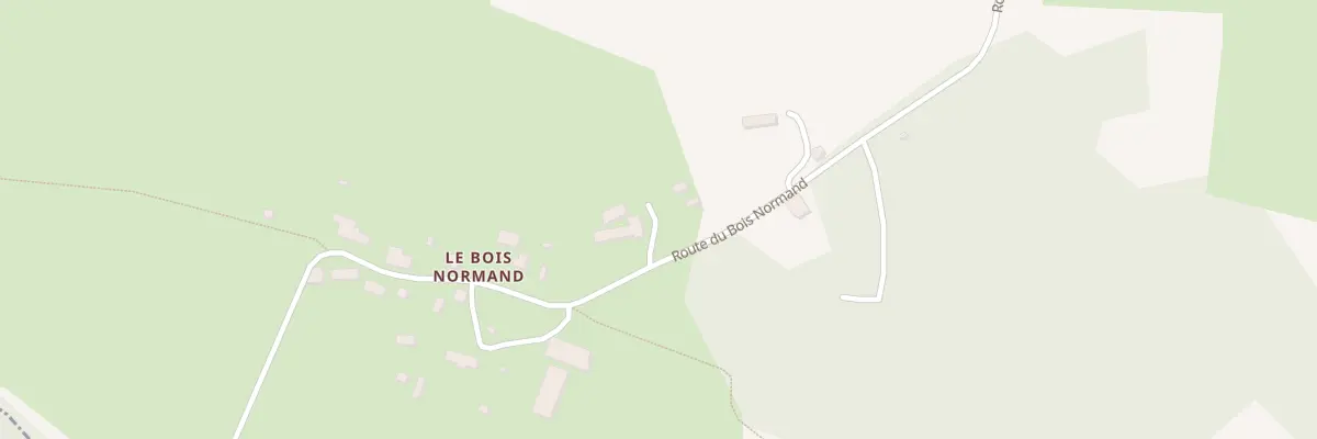 Plan du 6 Rte du Bois Normand - Champ Bo à Noues de Sienne