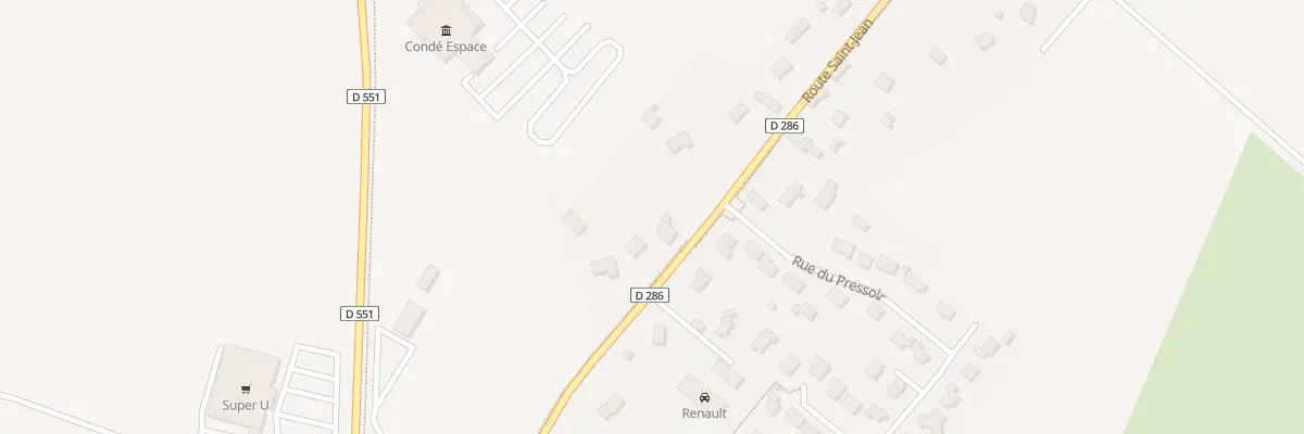 Plan du 51 Rte de Saint-Jean à Condé-sur-Vire