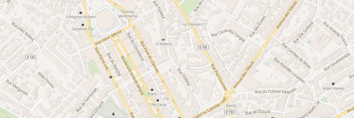 Plan du 25 Rue Pasteur à Royan