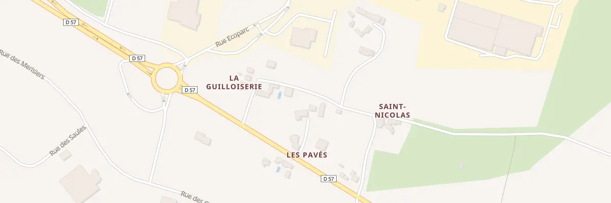 Plan du 9 Ham Les Pavés à La Gravelle