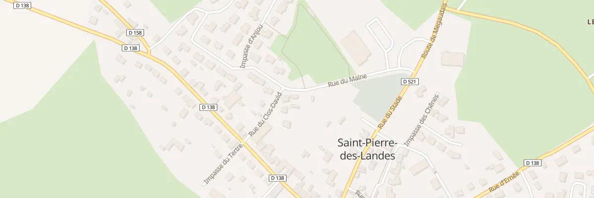 Plan du 10 Rue du Clos David à Saint-Pierre-des-Landes