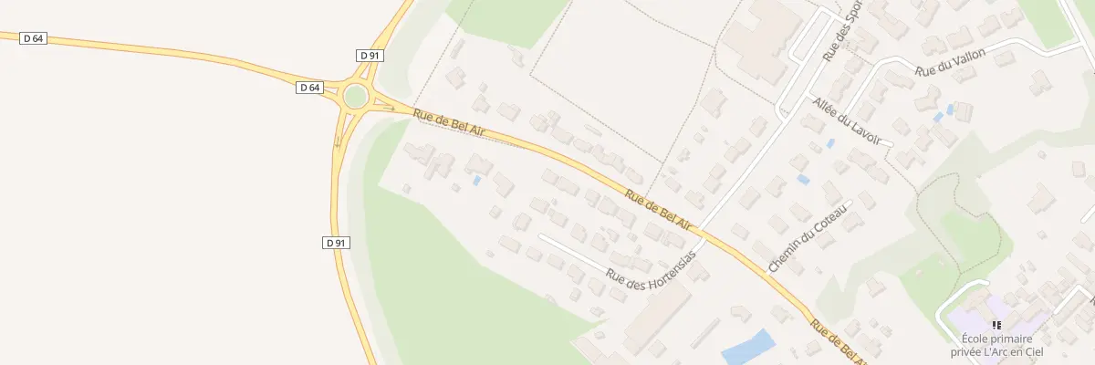 Plan du 41 Rue de Bel Air à La Romagne