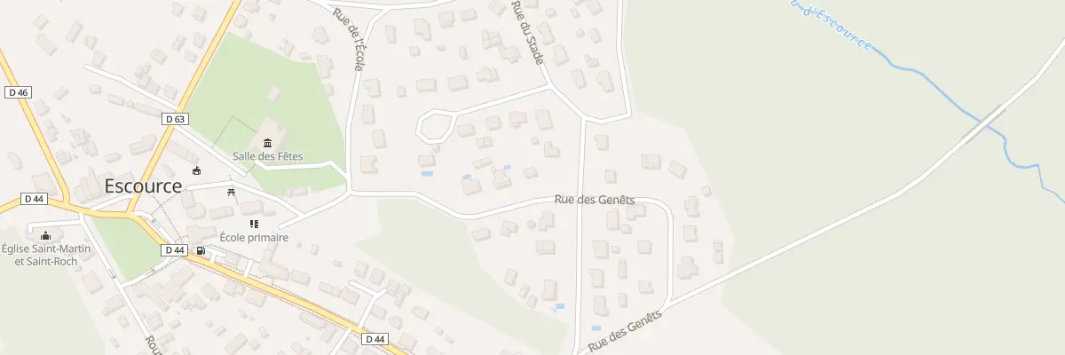 Plan du 16 Rue des Genets à Escource