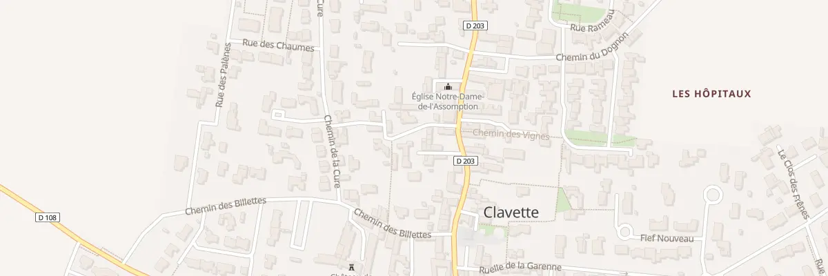 Plan du 2B Che du Collège à Clavette
