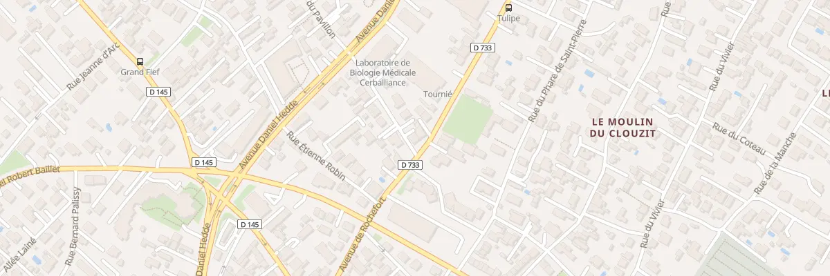 Plan du 1 Rue Chevalier du Pavillon à Royan