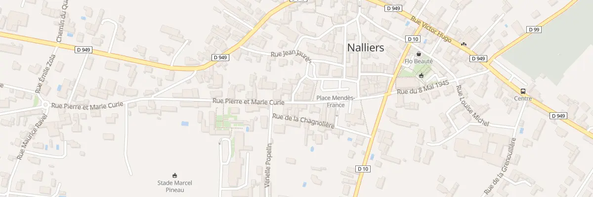 Plan du 46 Rue pierre et marie curie à Nalliers