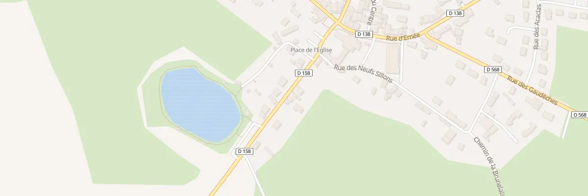 Plan du 13 Rue du Plan d’Eau à Saint-Pierre-des-Landes