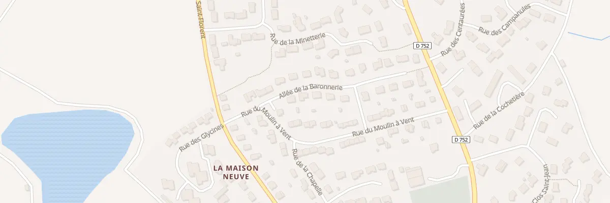 Plan du 4 All de la Baronnerie à Montrevault-sur-Èvre