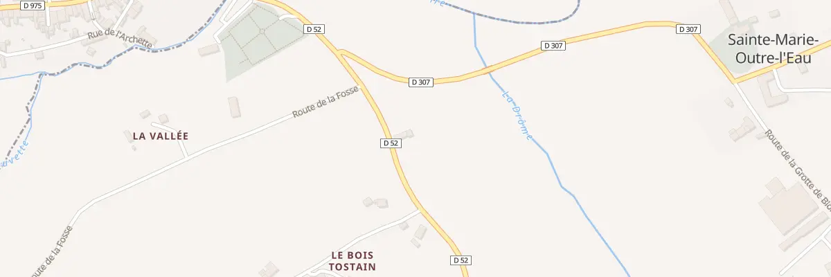 Plan du 271 Rte de Pont-Farcy à Sainte-Marie-Outre-l’Eau