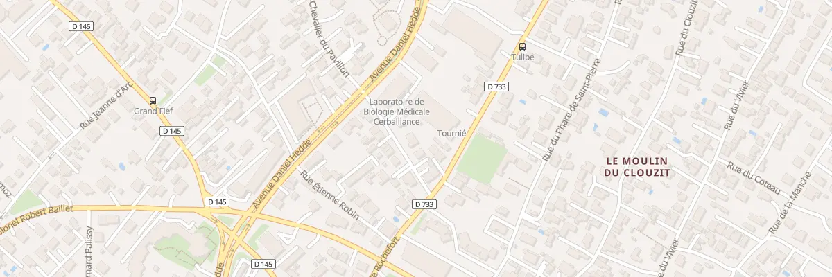 Plan du 7 Rue Chevalier du Pavillon à Royan