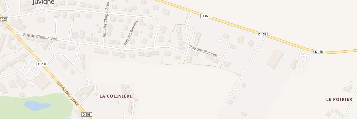 Plan du 3 All des Noisetiers à Juvigné