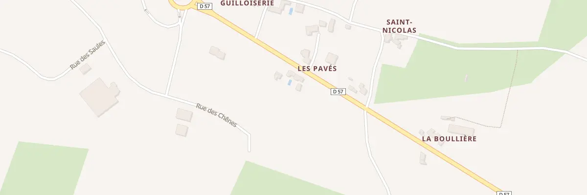 Plan du 1 Ham Les Pavés à La Gravelle