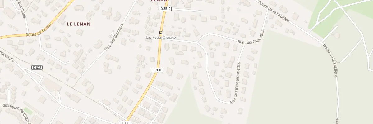 Plan du 19B Rte de Blagon à Lanton